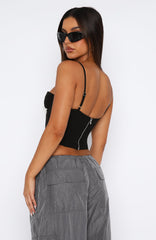 In The Morning Bustier Black