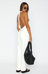 Momentum Mid Rise Straight Leg Jeans White