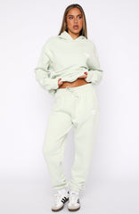 11th Street Keeping It Real Sweatpants Iced Matcha