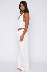 Sweet Like Me Wide Leg Pants White