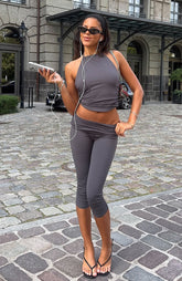 Dress For Success Capri Pants Grey