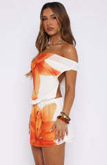 Mystified Strapless Mini Dress Marigold Twist