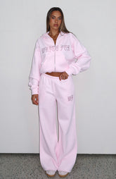 Lucky Ones Wide Leg Sweatpants Pink