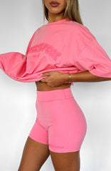 Don't Even Try Bike Shorts Melon