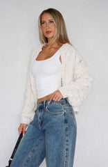 Cutie Pie Knit Cardigan Cream