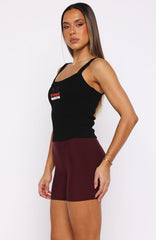 Club 14 Taylah Singlet Top Black