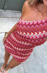 Go Loco Mini Dress Berry