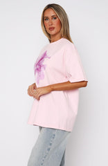 Power Of Possibility Oversized Tee Baby Pink