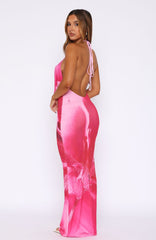 Dancing In Ibiza Maxi Dress Blush Bloom
