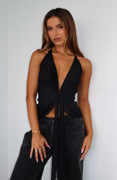 Siren's Touch Top Black