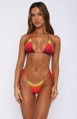 Golden Hour Bikini Top Horizon Ombre