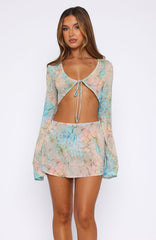 Riviera Long Sleeve Top Seaside Mottle