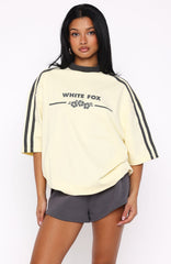 Deep Waters Oversized Tee Lemon