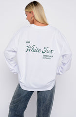 The Good Life Back Long Sleeve Tee White