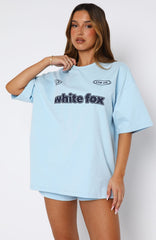 Ready To Go Oversized Tee Baby Blue