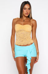 Soft Bloom Lace Top Mango