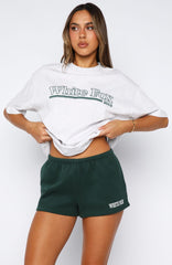 Brand New Start Lounge Shorts Forest Green
