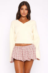 Brooklyn City Knit Sweater Light Oat