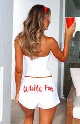 Buy Your Own Flowers Relaxed Shorts White