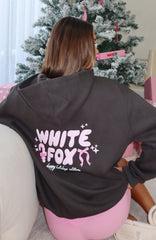 Christmas Feeling Oversized Hoodie Charcoal