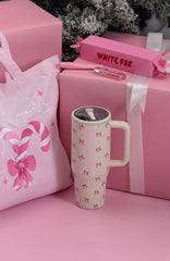 Colson Drink Bottle 1.2 Litre Cream Bows