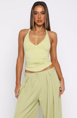 Figuring Out Feelings Tank Chartreuse