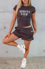 Forever Is Ours Lounge Shorts Charcoal