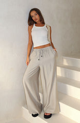 Loving Me Linen Pants Beige