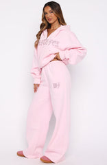 Lucky Ones Wide Leg Sweatpants Pink