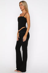 Never Leave Me Pants Black