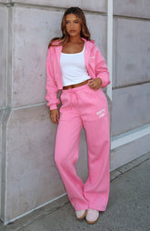 Offstage Wide Leg Sweatpants Bubblegum