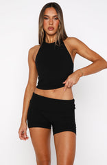 Redemption Foldover Shorts Black