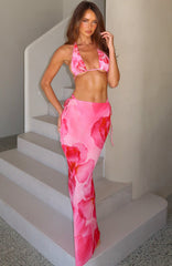 Luminous Maxi Skirt Sugar Rose