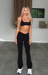 Wellness Flare Leggings Black