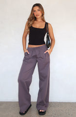 Sweet Like Me Wide Leg Pants Charcoal