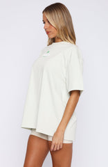 Tropic Time Oversized Tee Sage