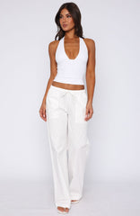 Sweet Like Me Wide Leg Pants White
