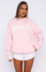 Shout It Out Oversized Hoodie Pink