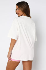 Protecting What's Mine Oversized Tee White