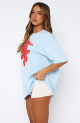 Power Of Possibility Oversized Tee Baby Blue