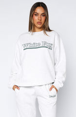 No Hesitation Oversized Sweater Grey Marle