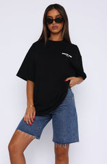 Offstage Back Graphic Oversized Tee Monochrome