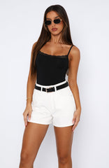 Clocked In Bodysuit Black