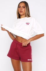 11th Street Out & About Lounge Shorts Raspberry Jelly