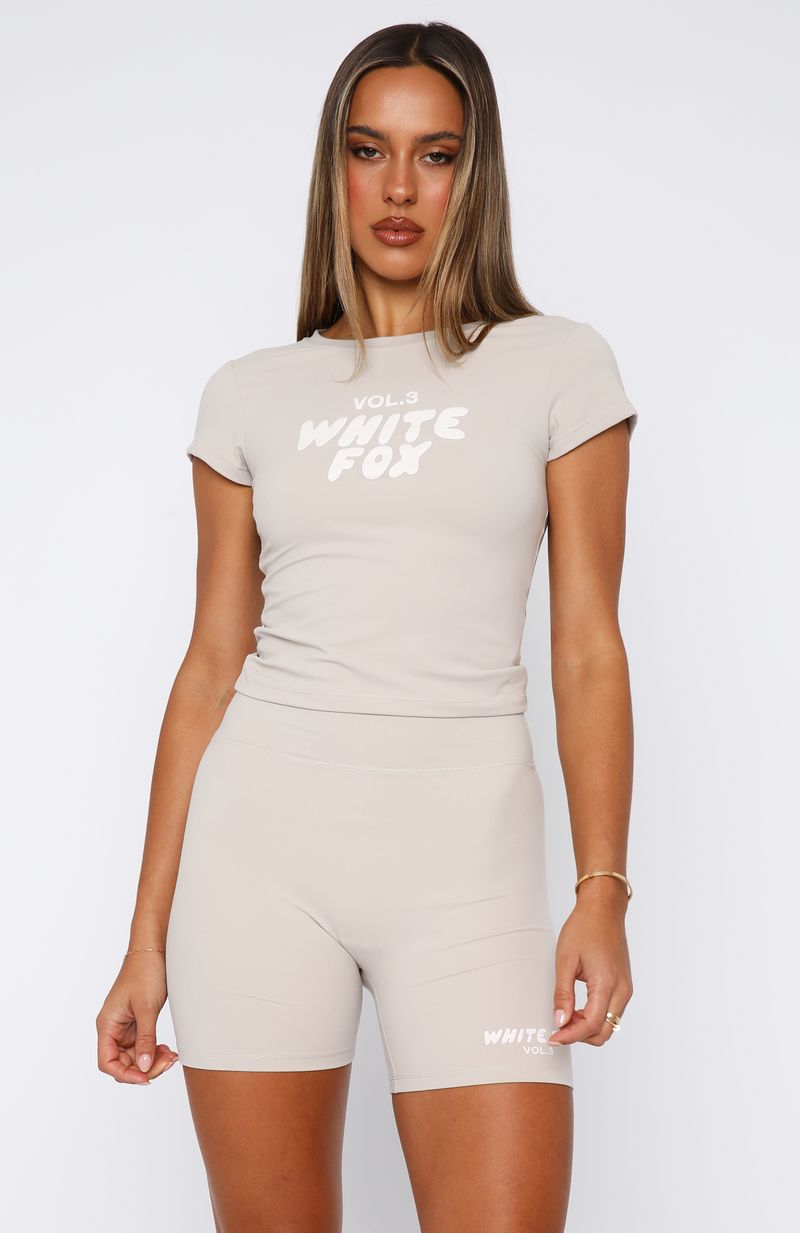 Offstage Fitted Baby Tee Moon