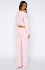 Can't Find The Words Knit Pants Pink