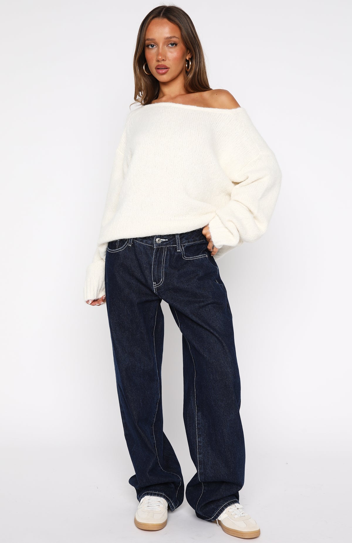 Softer Love Knit Sweater Off White