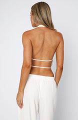 Happier Together Top White