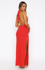 Sun Kissed Glow Maxi Dress Red