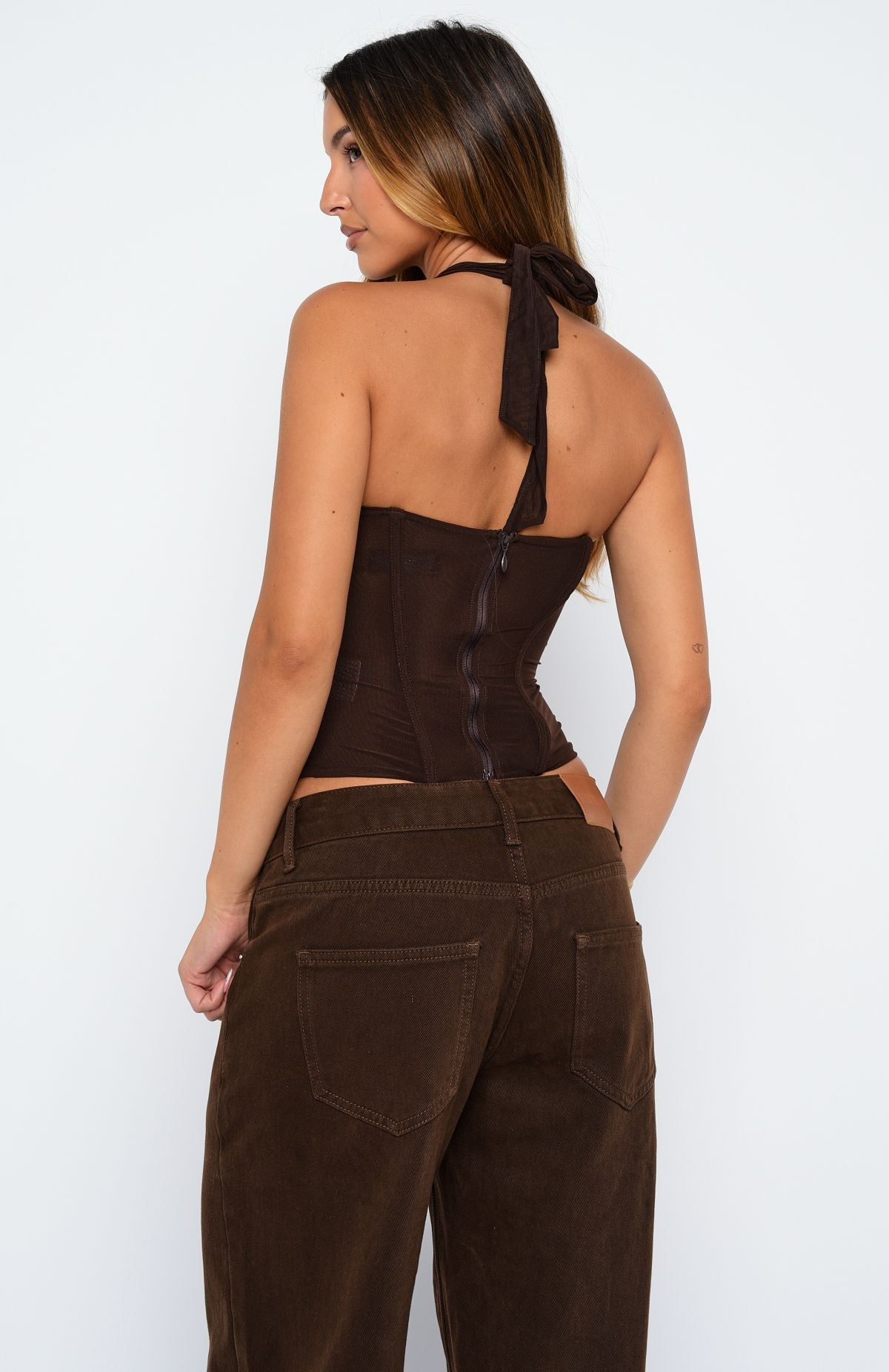 It's A Sure Thing Bustier Chocolate